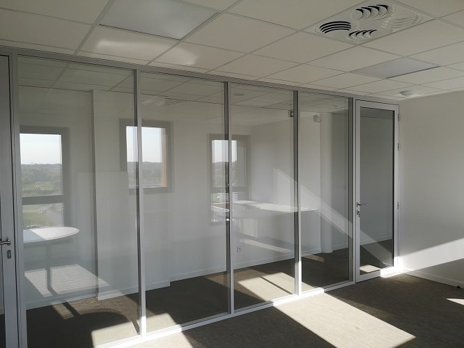 CLOISONS MODULAIRES VITREES