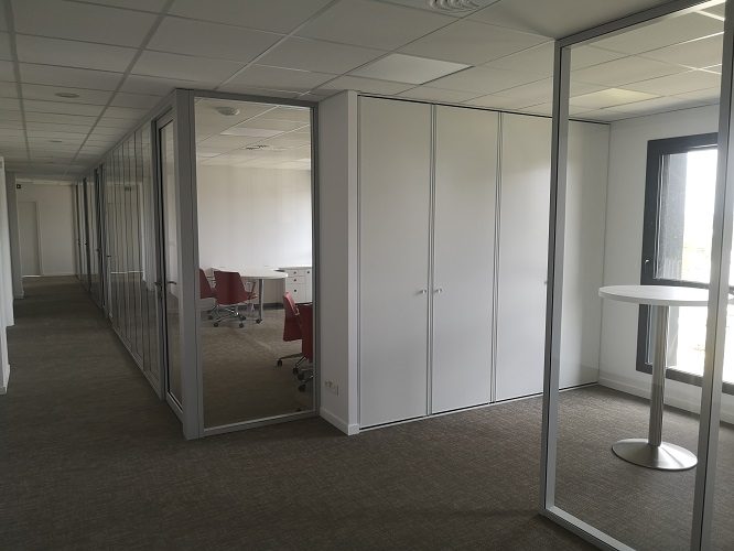 CLOISONS MODULAIRES VITREES