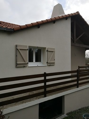 ISOLATION THERMIQUE PAR L'EXTERIEUR & ENDUIT - LASURE BOIS